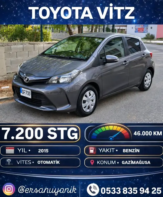 Toyota Vitz 2015