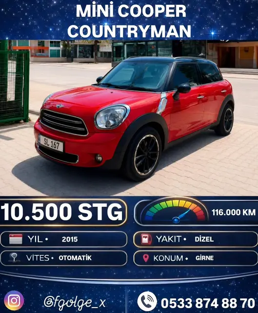 Mini Countryman Cooper D 2015