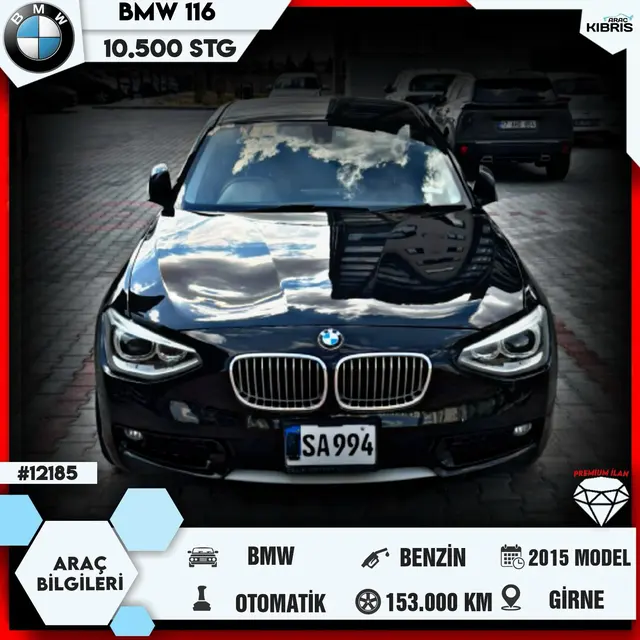 BMW 116 Urban 2015